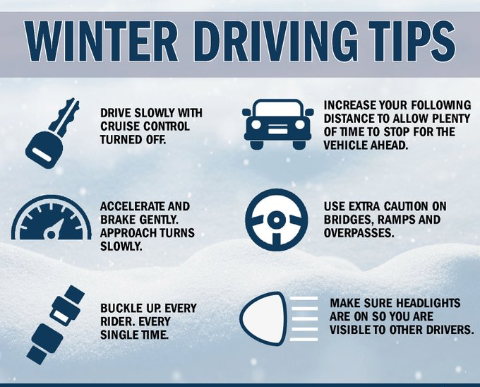 Which part of usa safer for driving winter ? Where to Travel with Confidence